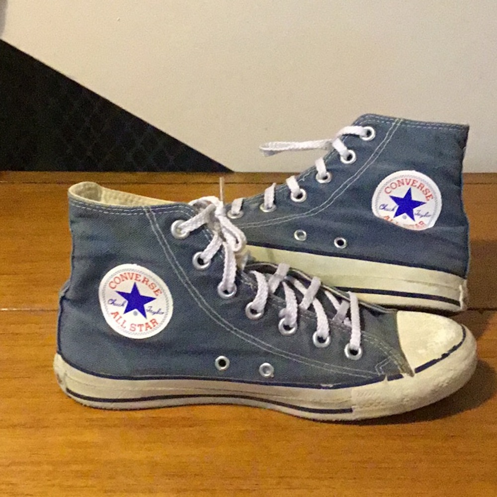 Vintage Blue Coverse All Star Chuck Taylor